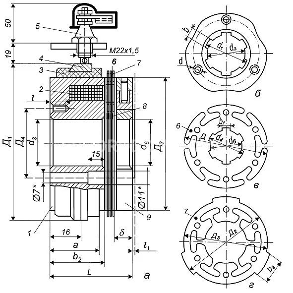 Title 1, муфта электромагнитная ЭМ 32 У4