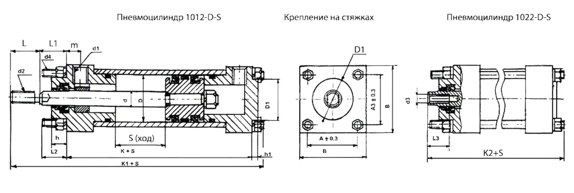 Title 1, Пневмоцилиндр 1012-032*100